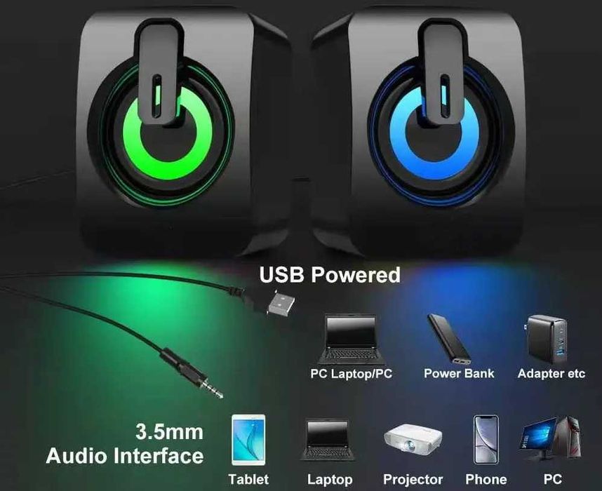 колонки а2 для компьютера с rgb подсветкой