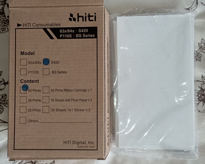 Фотобумага hiti S420 для принтера