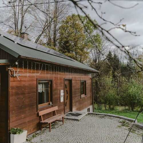 Drewniany domek na wynajem Beskid Wyspowy