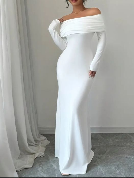 Платье нарядное белое