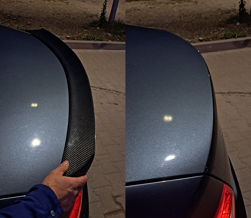 Mercedes C W204 lotka spoiler klapy bagażnika ducktail carbon