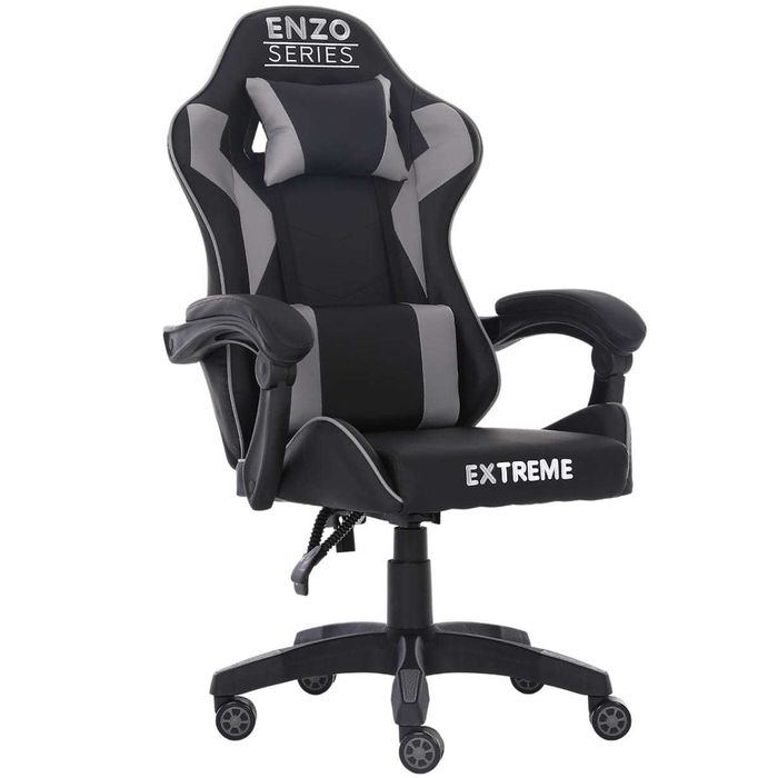 Stylowy Fotel Gamingowy dla Gracza Extreme ENZO Gray