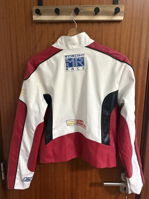 Casaco estilo motoqueira
