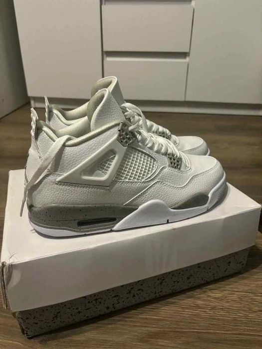 Jordan 4 Retro Oreo White R.43