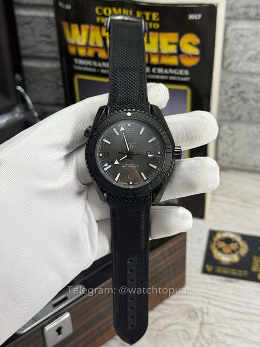Годинник Omega Seamaster Planet Ocean GMT Deep Black