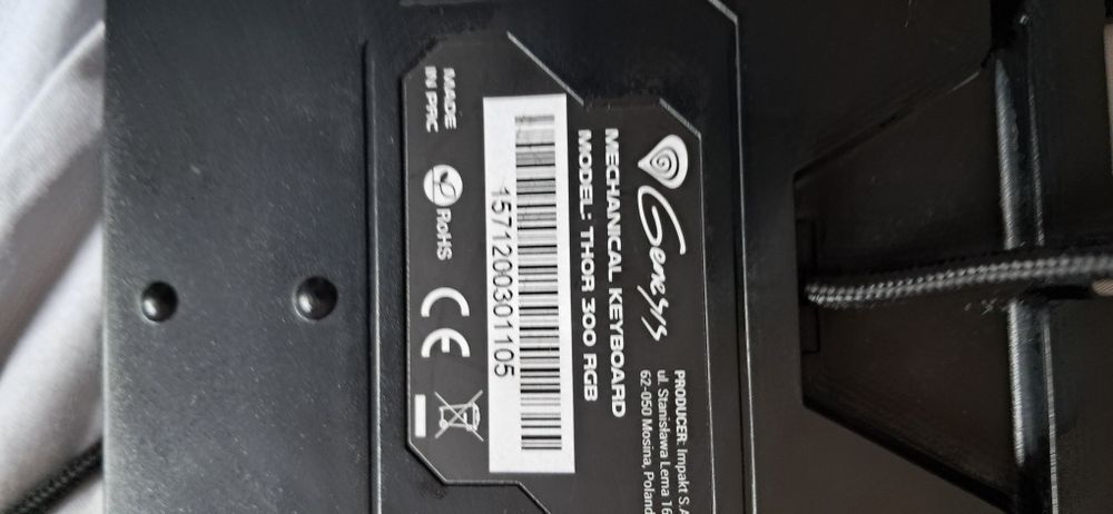 Klawiatura Genesis Thor 300 rgb