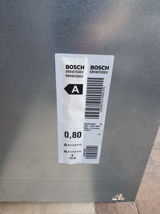 Zmywarka Bosh 45cm do zabudowy