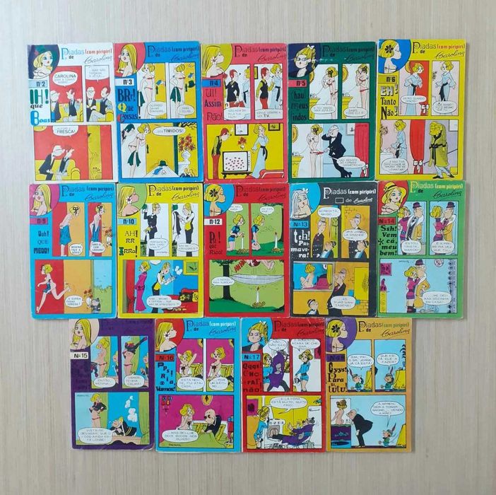 Piadas (com piripiri) de Carolina (BD humorística)