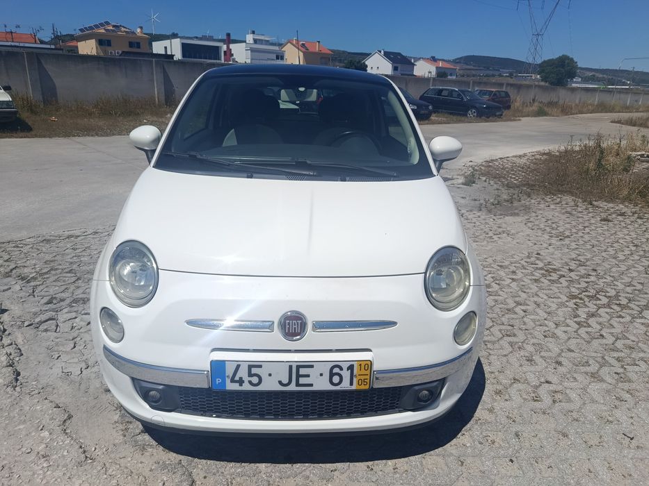 Fiat 500 1.3 Multijet diesel 75cv – 2010 tecto panorâmico impecável