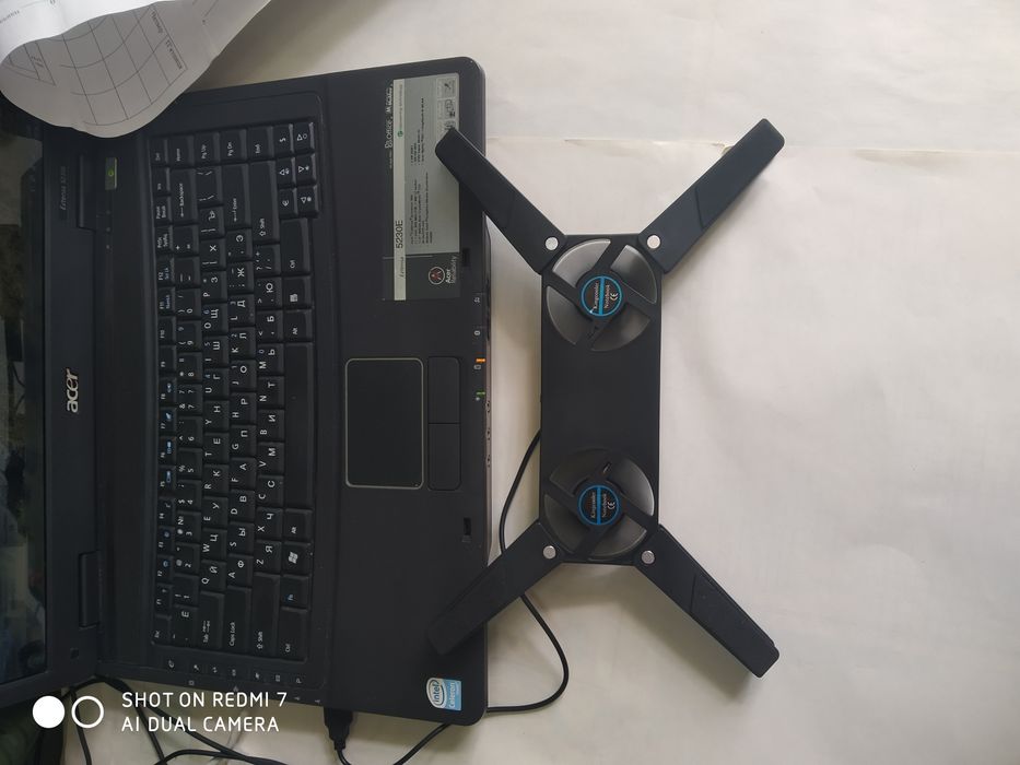 Двойной вентилятор охлаждения для ноутбука. Новый.