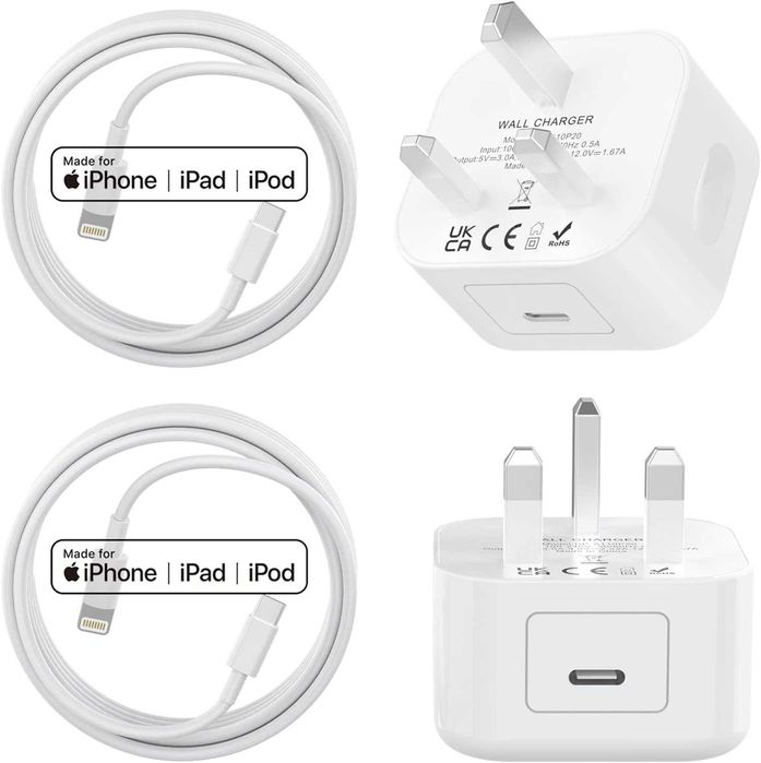 Szybka ładowarka do iPhone 20W + kabel / USB-C - LIGHTNING
