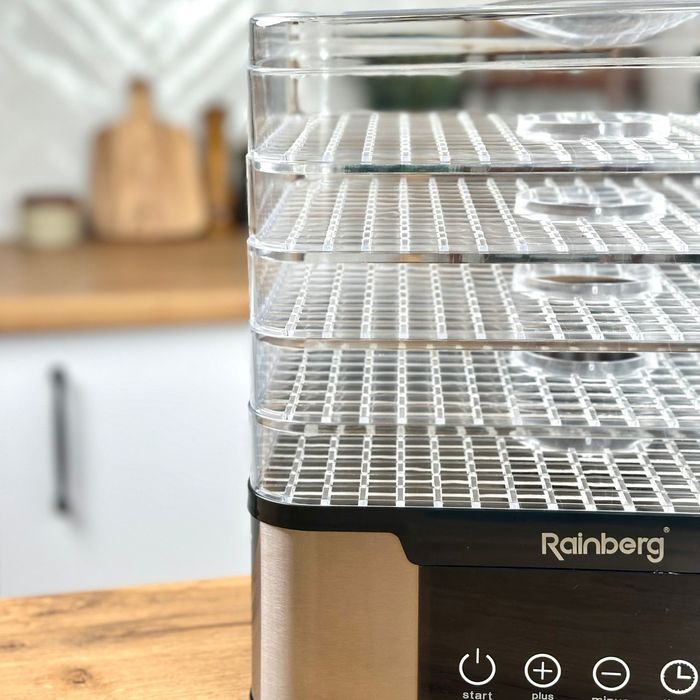 Потужний дегідратор 1000 Вт! Сушка для фруктів RB-2291 Електросушка