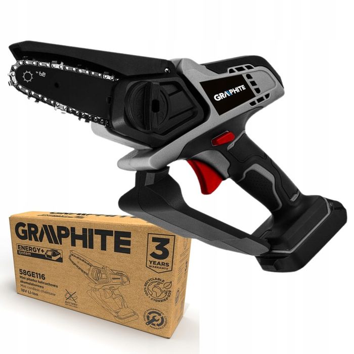 Graphite Mini Piła Pilarka Łańcuchowa Akumulatorowa 18v Li-lon 58ge116