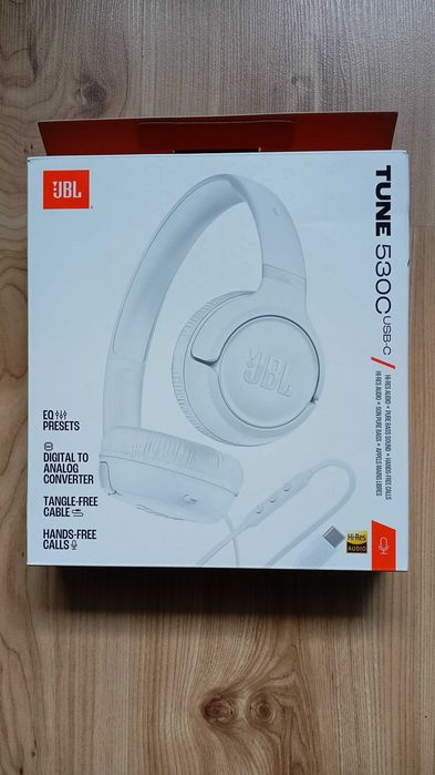 Słuchawki nauszne JBL Tune 530C Biały