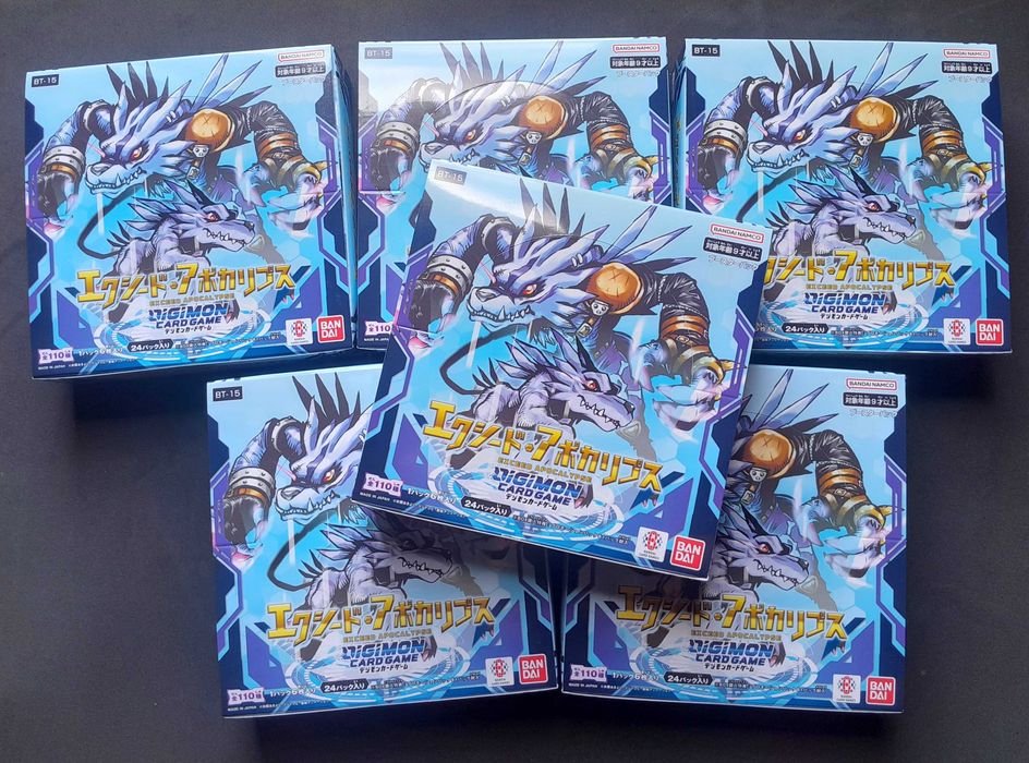 DIGIMON- Booster Box Exceed Apocalypse (BT15) Japonês