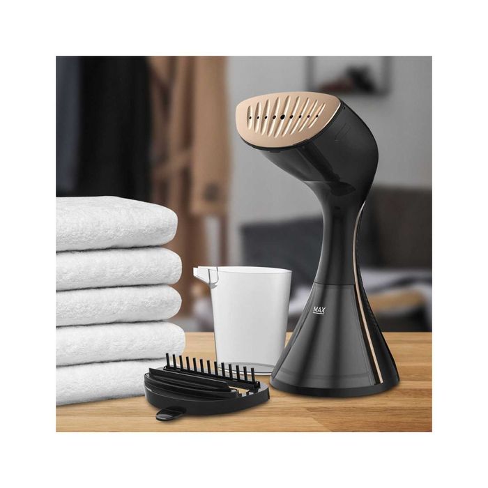 Parownica do ubrań steamer vertenz czarna 1650w nakładka żelazko parow