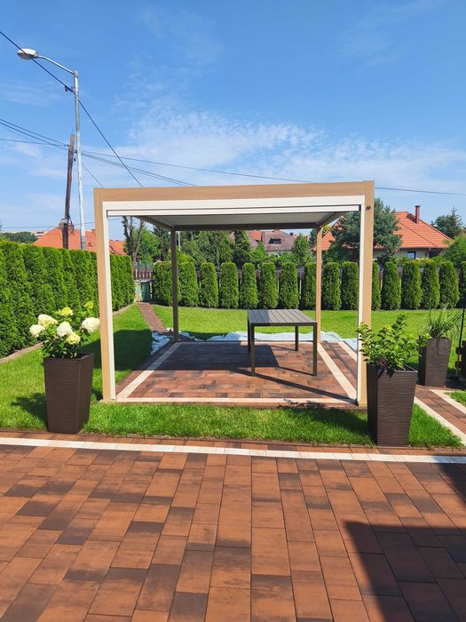 Sprzedam pergola ogrodową wolnostojącą EVISTA  GRAIN 3X4 + gratis  screen roleta 3m