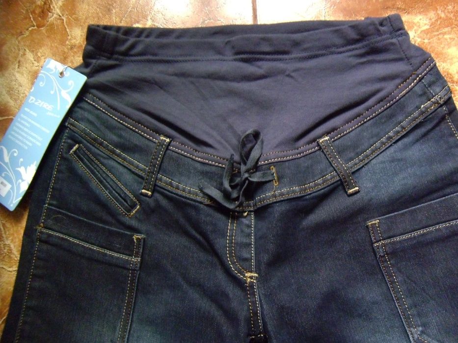 Nowe Spodnie z pasem Ciążowe Jeansy Krótkie roz M , L ,XL