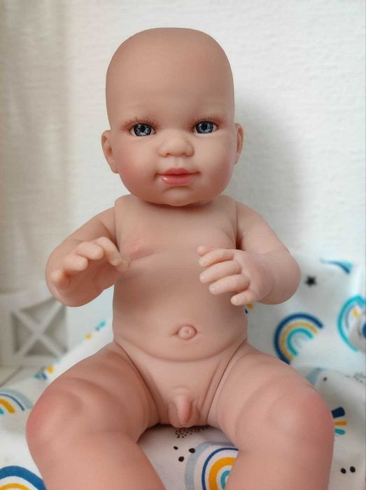Пупс без одягу хлопчик реборн Nines d`Onil, 37 см