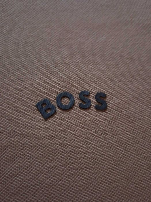 Hugo Boss S M L XXL Brązowy Męski Polo