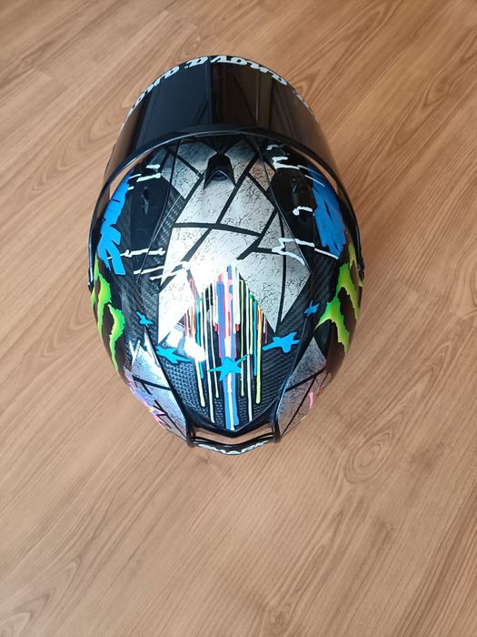Capacete SHARK com 2 viseiras