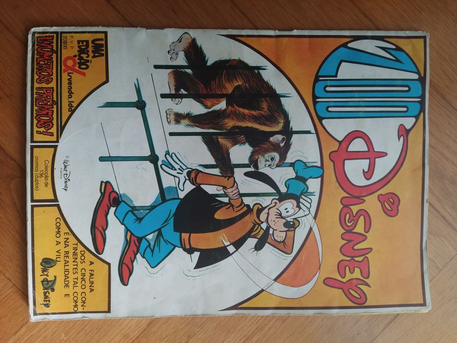 Caderneta de cromos completa "ZOO Disney" de 1981