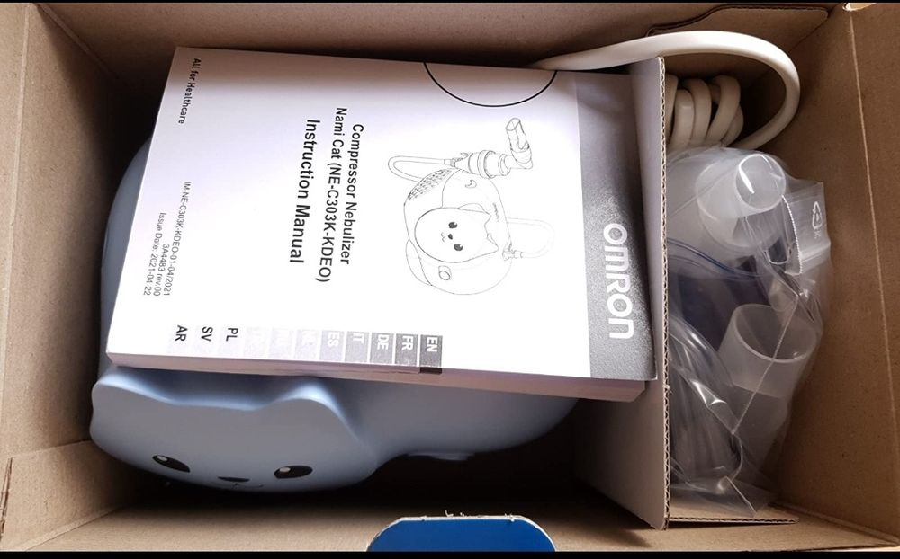 Nebulizador Omron Nami cat NOVO criança Portes Grátis