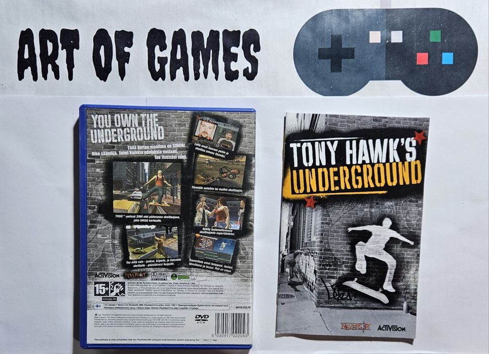 Tony Hawk's Underground Ps2 Playstation 2 Tony Hawk Hawks