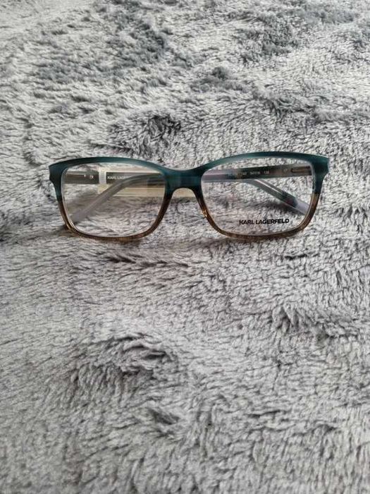 Karl Lagerfeld okulary, oprawki, zerowki dwukolorowe