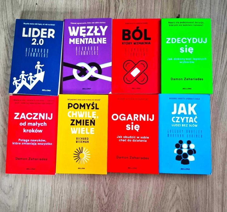 8 książek - poradniki ! Rozwój osobisty !