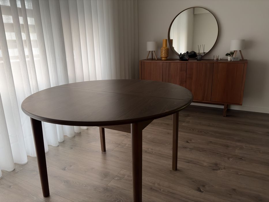 SKANSNÄS Mesa madeira redonda extensivel IKEA