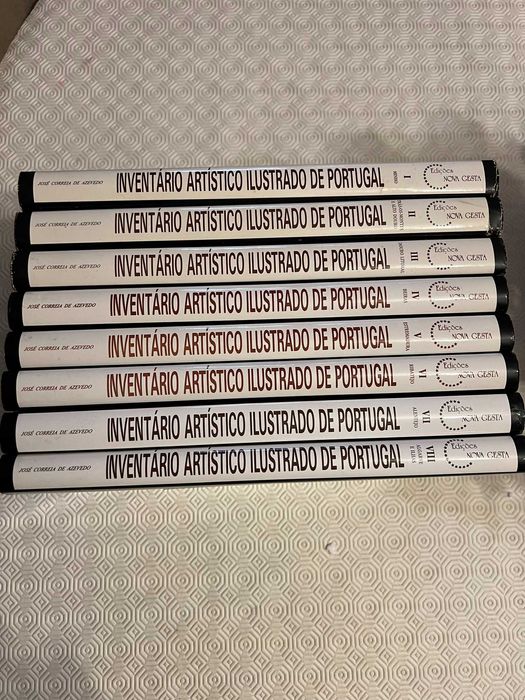 Coleção Inventário Artístico Ilustrado de Portugal – 8 Volumes