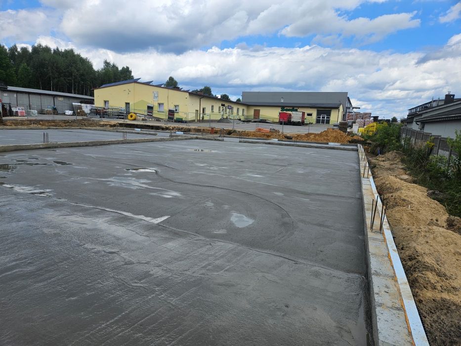 Płyty fundamentowe Wykopy Budowa Domów Od Podstaw