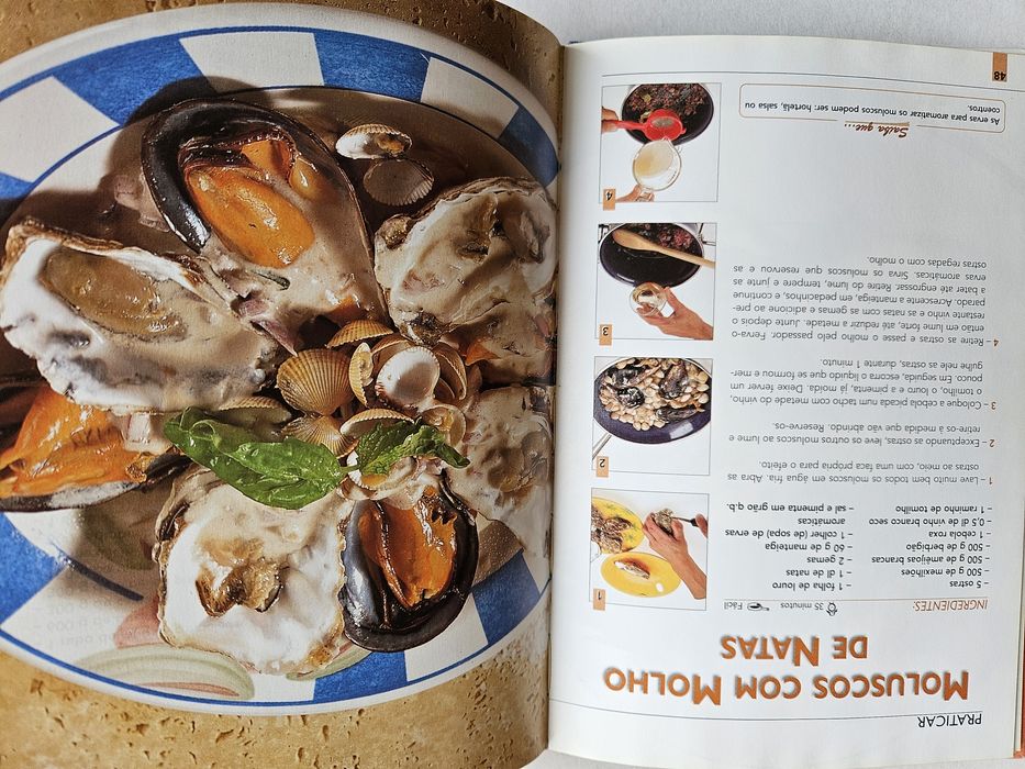 Livro Mariscos Colecção Para Bem Cozinhar Usado