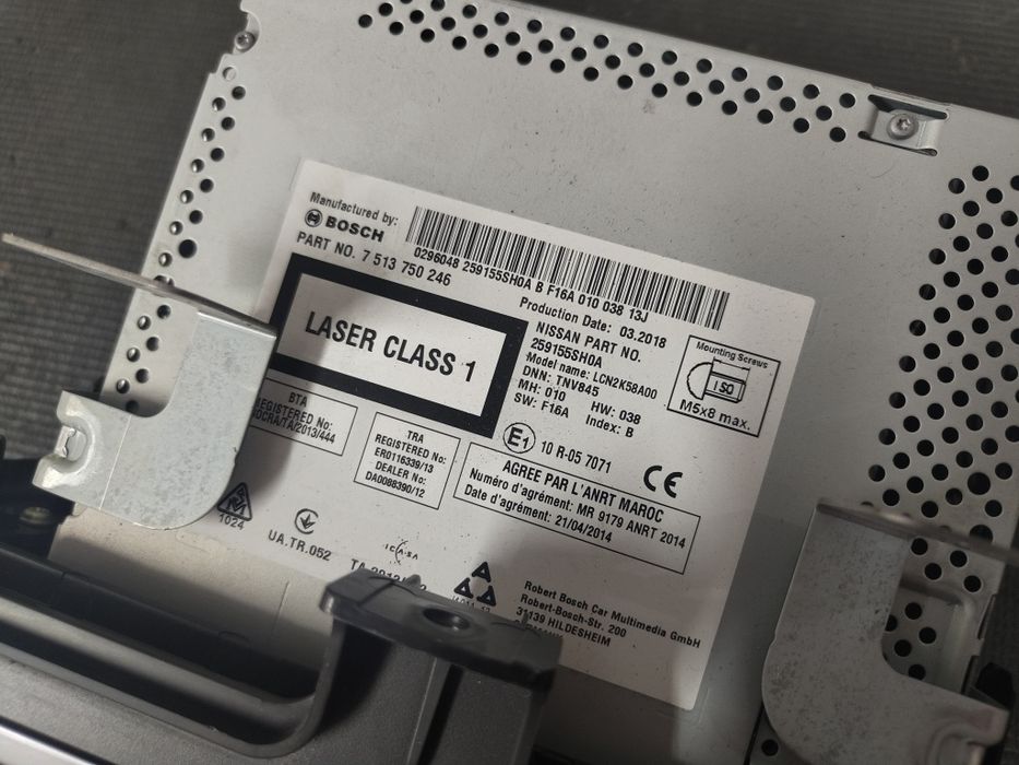 Autoradio Original Para Nissan Juke e Leaf com Touchscreen e Navegação  - Usado Impecável