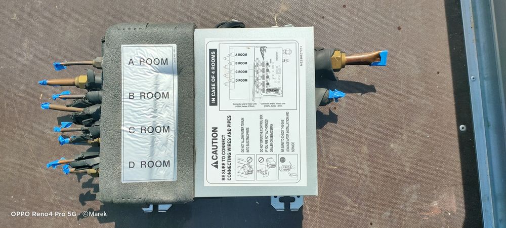 Klimatyzacja LG fm48ah 17kW zestaw 4 jednostek wewnętrznych