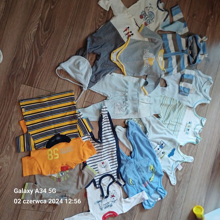 Paka ciuchów dla chłopca rozm. 62/68