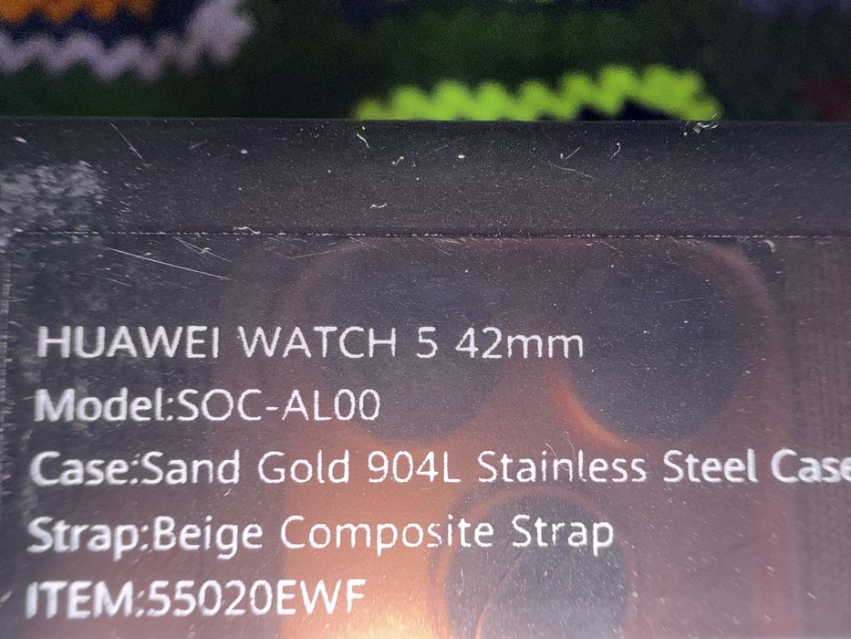 Huawei watch 5 42mm !NOWY!