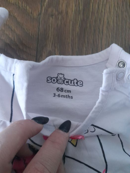 Body niemowlęce dla dziewczynki na lato