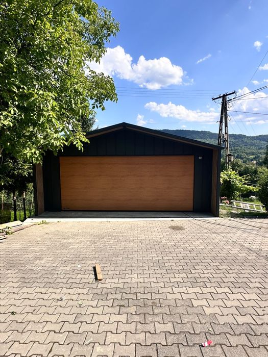 Garaż Blaszany drewnopodobny 6x6 7x6 7x7 8x7