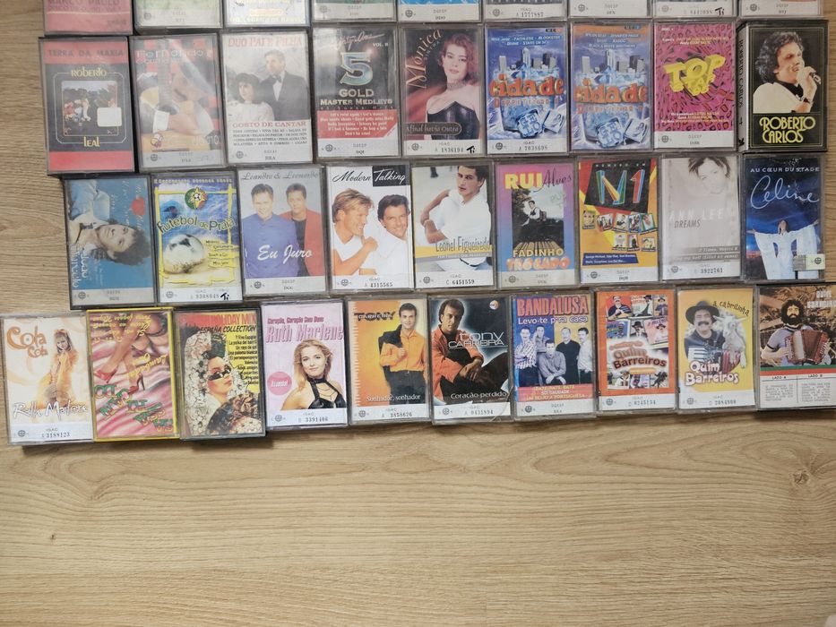 Cassetes música k7 antigas