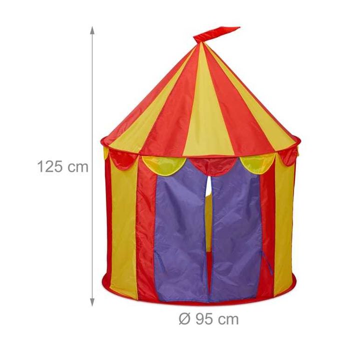 Tenda de brincar Circo p/ crianças, 125x95cm. Cenario fotografia