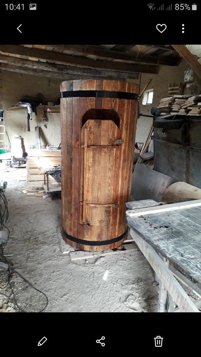 Баня бочка.,мобільний будинок , мобілний шономонтаж .лафеті..