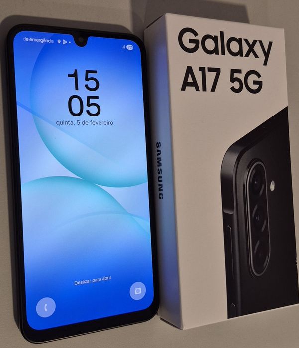Telemóvel Samsung A17 5G 8gb 256Gb dual sim Capa/cabo /carregador