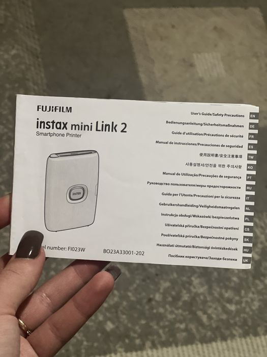 Продам  Fujifilm Instax Mini Link 2 (Clay White)