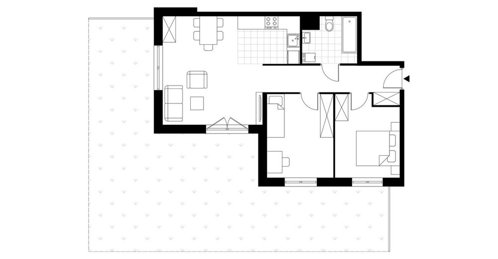 3-pokojowe mieszkanie 62m2 + ogródek Bez Prowizji
