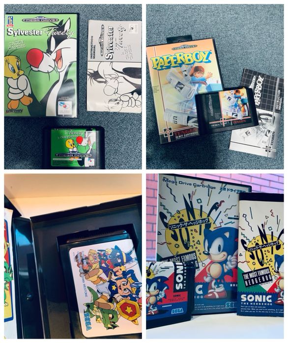 Картриджи Sega (Сега) лицензия!много новинок смотрите описание