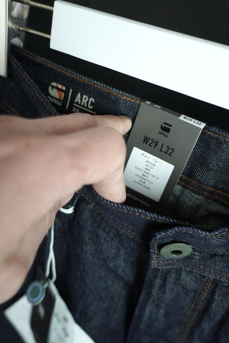 Чоловічі джинси оригінал G-STAR RAW ARC 3D Dark Indigo  3D RAW Denim  W29 L32