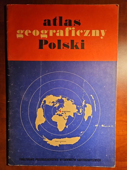 Atlas geograficzny Polski PPWK wydanie PRL 1974