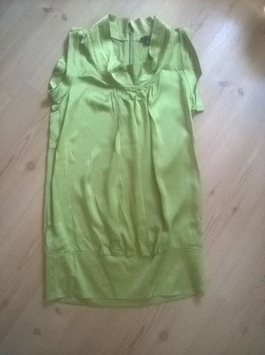 bluzka tunika seledynowa